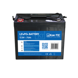 Akumulator Litowy Kon-Tec LiFePO4 12V 75Ah (C3-81Ah) BMS 9,5kg